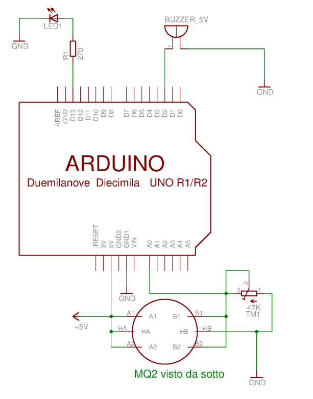 mq2 arduino