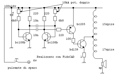 Electronic Paradise - Schemi: Pistola da difesa ad ultrasuoni